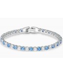 Bracciale Swarovski Tennis Deluxe blu e bianco 5536469