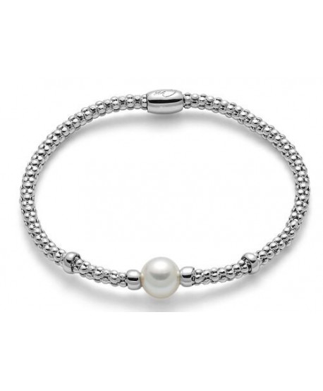 Bracciale elastico Miluna Miss Italia 2019 perla bianca PBR2992-M