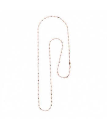 Collana Marlù Basi Sfere 90 cm pvd oro rosa 2CA0011R