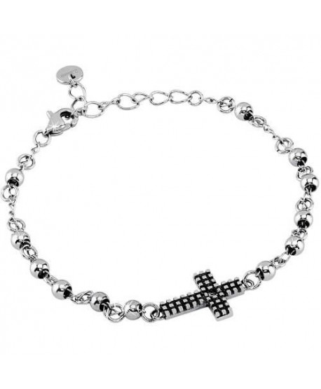 Braciale 2Jewels Faith croce zigrinata 231345