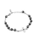 Bracciale 2Jewels Faith nero 231345