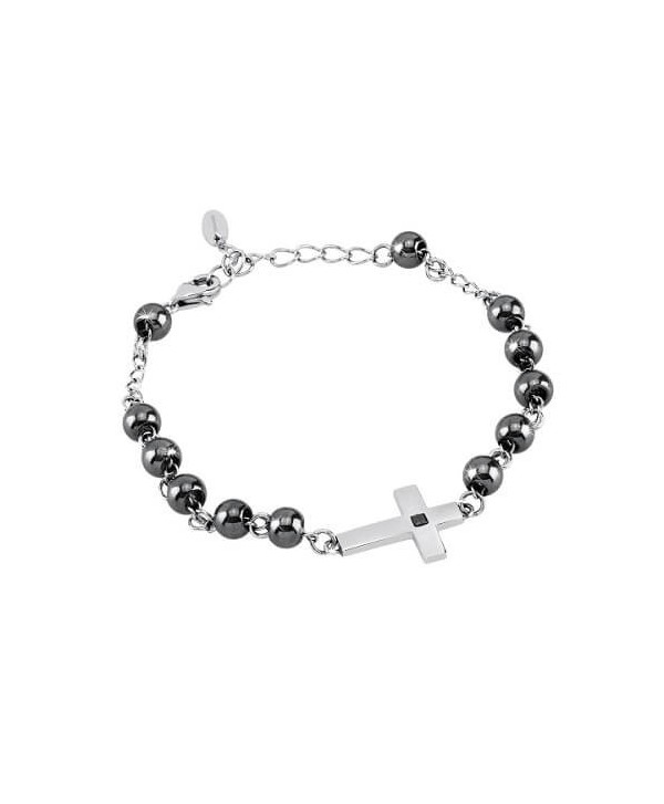 Bracciale 2Jewels Faith nero 231345