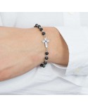 Bracciale 2Jewels Faith nero 231345