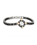 Bracciale 2Jewels Navy Rosa dei venti nera 231421