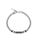 Bracciale 2Jewels Blockchain Pvd nero e rosé 231990