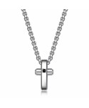 Collana Brosway Crux cristallo nero