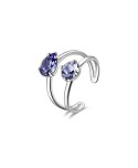 Anello Brosway Affinity cristalli viola BFF143A BFF143C