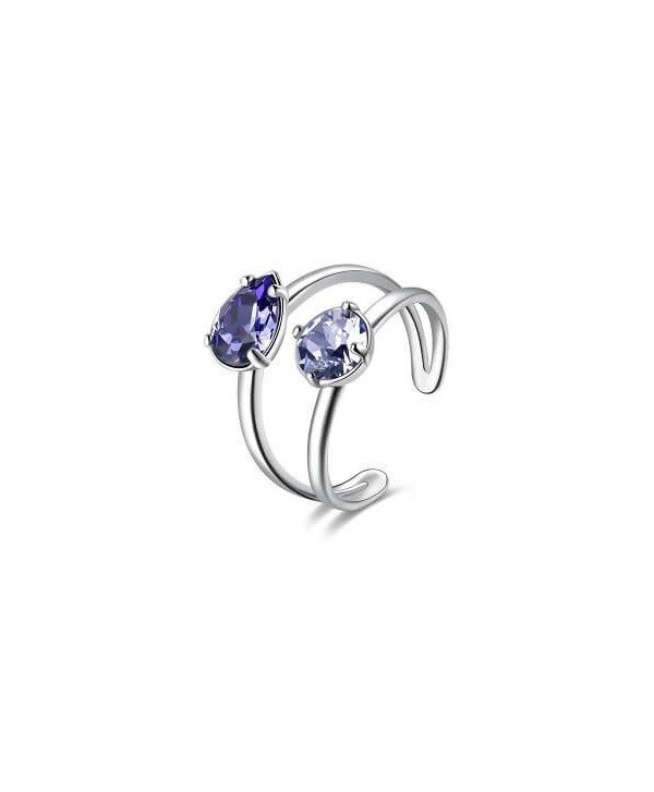 Anello Brosway Affinity cristalli viola BFF143A BFF143C