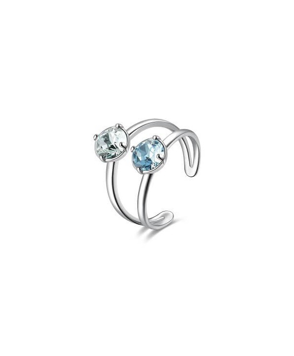 Anello Brosway Affinity aquamarine BFF144A BFF144B