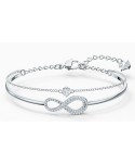 Bracciale Swarovski Infinity rigido 5520584 2 colori