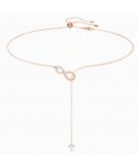 Collana Swarovski Infinity oro rosa 5521346