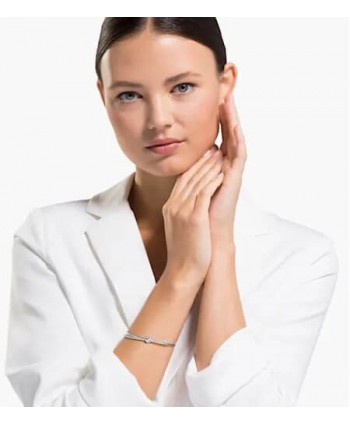 Bracciale rigido Swarovski Lifelong Heart argento 5517944