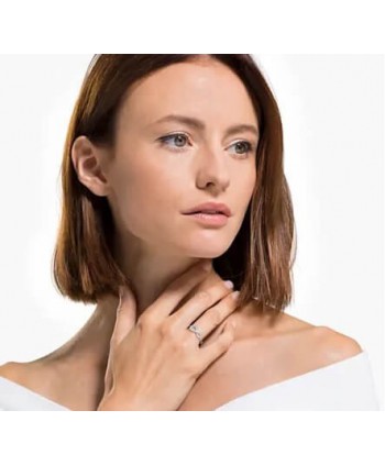 Anello Swarovski Infinity argento