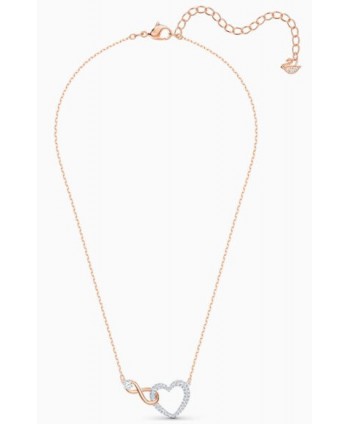 Set collana più orecchini Swarovski Infinity bicolore 5521040