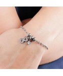 Bracciale Morellato Drops infinito e cuore SCZ927