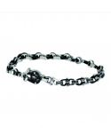 Bracciale Aragonesi Plvs Vltra acciaio e pvd nero BR3203