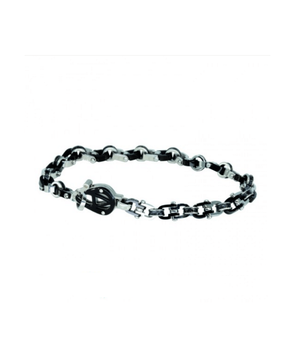 Bracciale Aragonesi Plvs Vltra acciaio e pvd nero BR3203