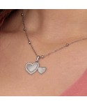 Collana Morellato doppio cuore SOR18