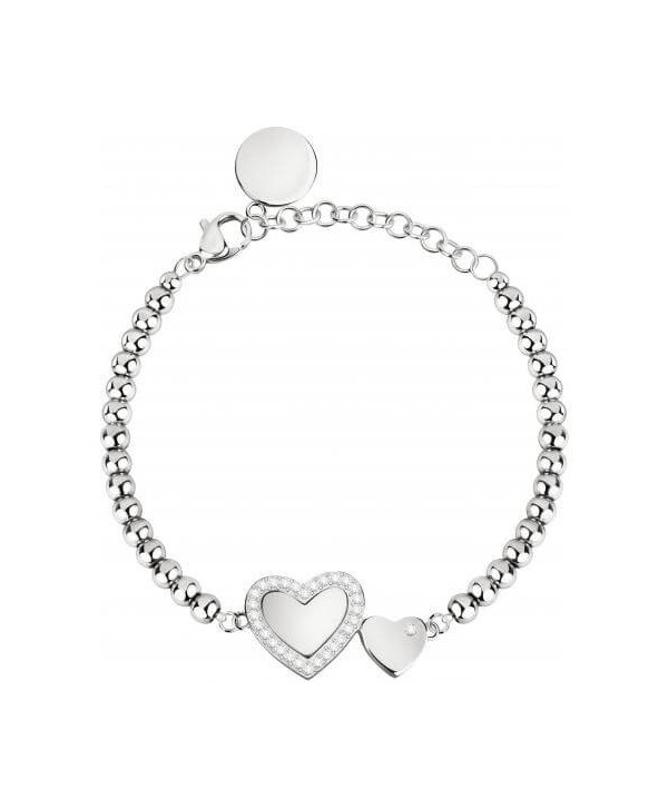 Bracciale Morellato doppio cuore SOR24