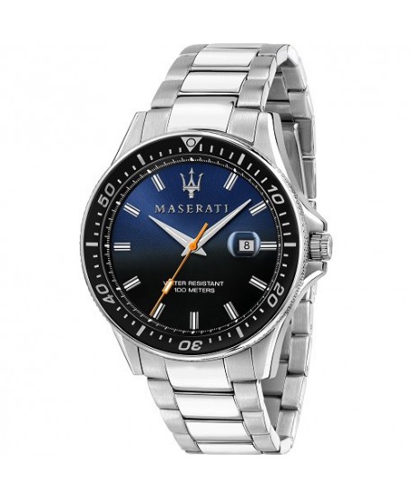 Orologio Maserati Sfida blu e nero R8853140001