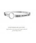 Bracciale Kidult Donna Good friends are like stars...