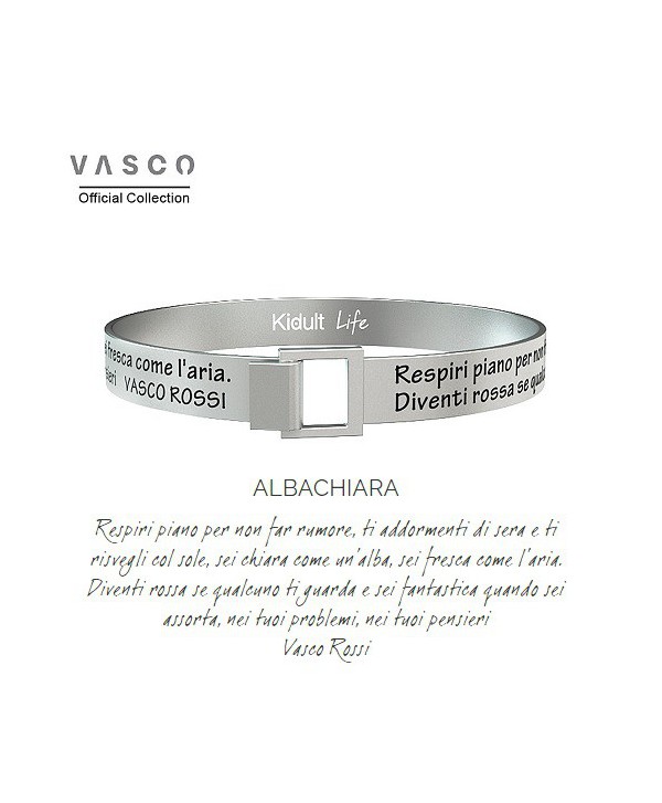 Bracciale Kidult Vasco Collection/ Albachiara