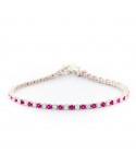 Bracciale Tennis Faga Collection fucsia