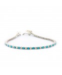 Bracciale Tennis Faga Collection celeste