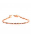 Bracciale Tennis Faga Collection oro rosa 