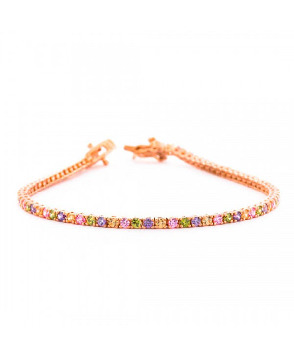 Bracciale Tennis Faga Collection oro rosa 