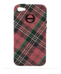 HIP HOP COVER TARTAN ROSSO I PHONE 4 4S HCV0077