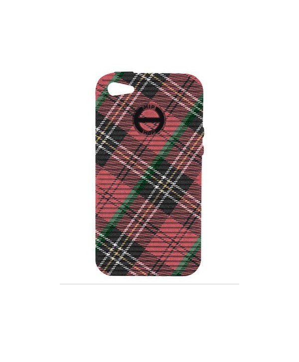 HIP HOP COVER TARTAN ROSSO I PHONE 4 4S HCV0077