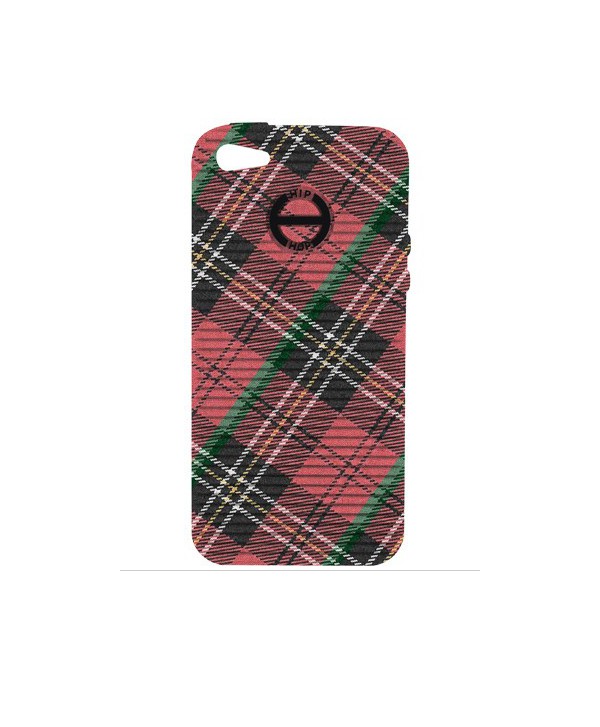 HIP HOP COVER TARTAN ROSSO I PHONE 5 HCV0078